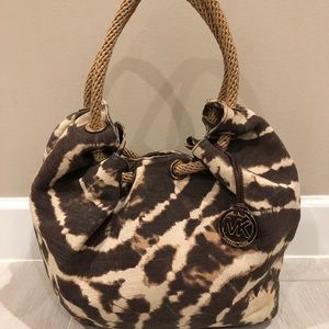 Michael Kors tie dye loop bag